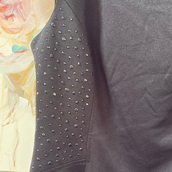 Nine West Black Mini Dress with Studded Detail - Picture 5 of 10